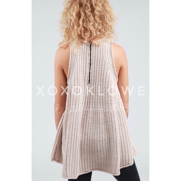 POL Y2K Chenille Zip Back Knit Tunic Sweater Top - Picture 5 of 8